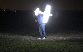Illustration for article titled LED Plane Is More Like An R/C Comet